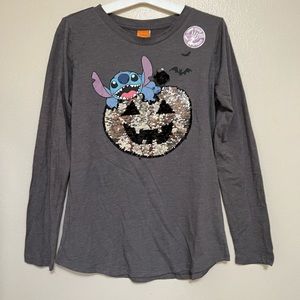 Disney Stitch Sequin Halloween Shirt